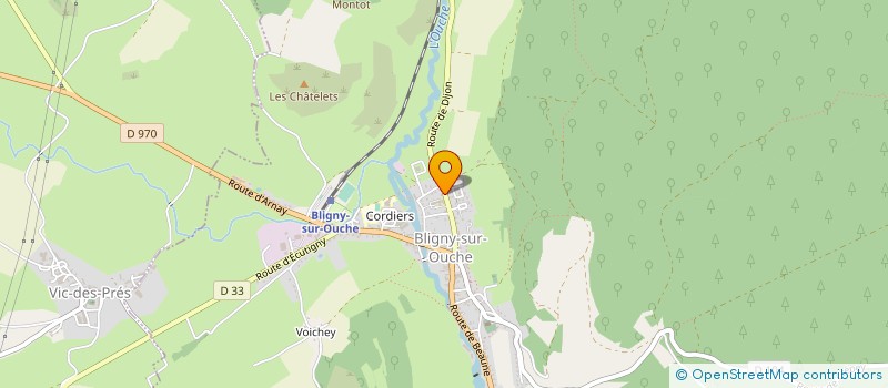 localisation de l'entreprise MONSIEUR BENOIT MONNOT  BLIGNY-SUR-OUCHE