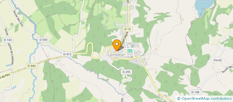 localisation de l'entreprise MONSIEUR BENOIT MONPLAISIR JANTROY  LEMBEYE