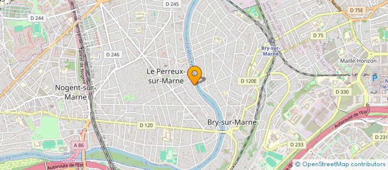 localisation de l'entreprise MONSIEUR BENOIT MONROCHE  LE PERREUX-SUR-MARNE