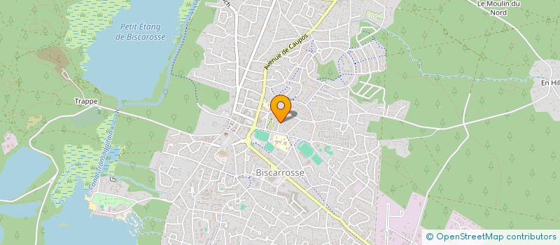 localisation de l'entreprise MONSIEUR BENOIT MOREAU  BISCARROSSE