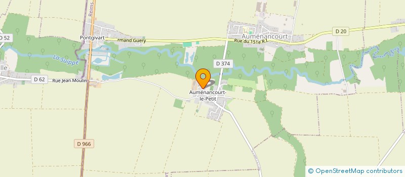 localisation de l'entreprise MONSIEUR BENOIT MORET  AUMENANCOURT