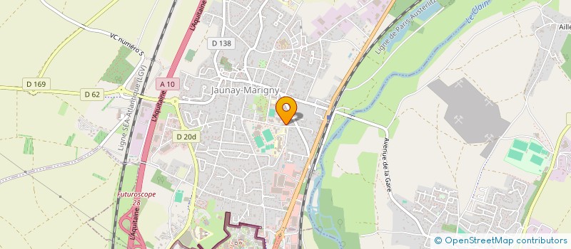 localisation de l'entreprise MONSIEUR BENOIT MORICHAU BEAUCHANT  JAUNAY-MARIGNY