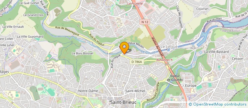 localisation de l'entreprise MONSIEUR BENOIT MORIN  PLERIN