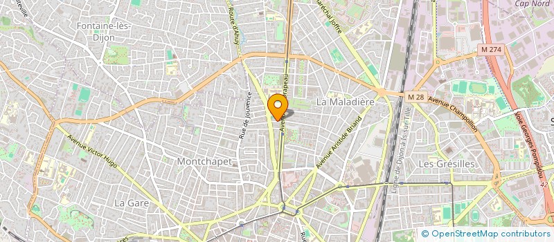 localisation de l'entreprise MONSIEUR BENOIT MORIN à DIJON