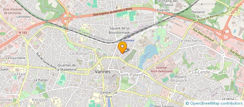 localisation de l'entreprise MONSIEUR BENOIT MORTREUX à VANNES