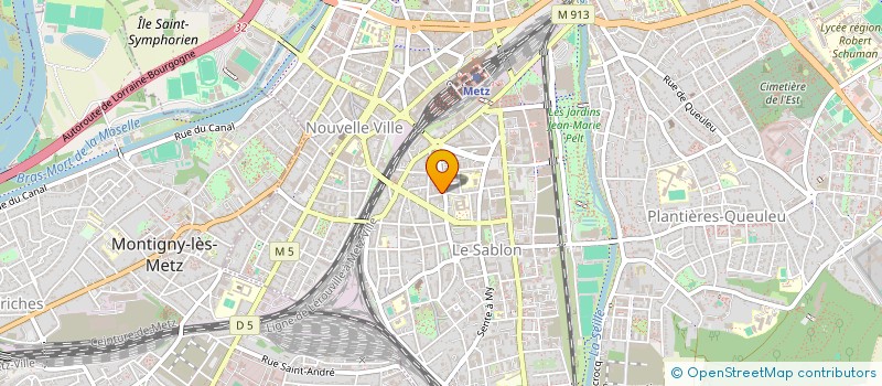 localisation de l'entreprise MONSIEUR BENOIT MOTA  METZ