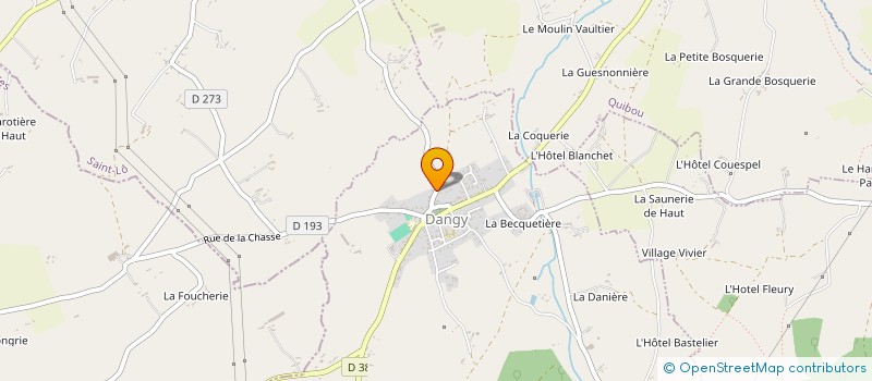 localisation de l'entreprise MONSIEUR BENOIT MOTTIN  DANGY