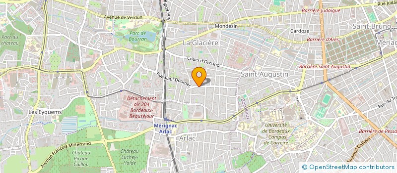 localisation de l'entreprise MONSIEUR BENOIT MOULANIER  MERIGNAC