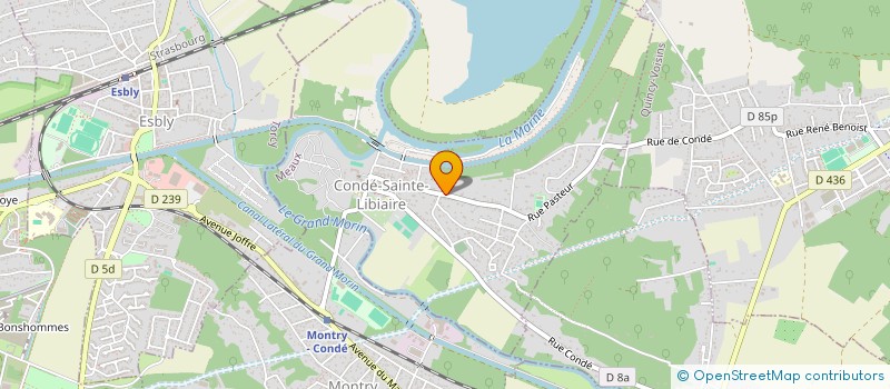 localisation de l'entreprise MONSIEUR BENOIT MOULIRA  CONDE-SAINTE-LIBIAIRE