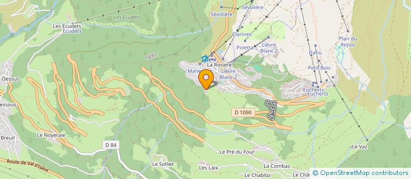 localisation de l'entreprise MONSIEUR BENOIT MOUSSEUX  BOURG-SAINT-MAURICE