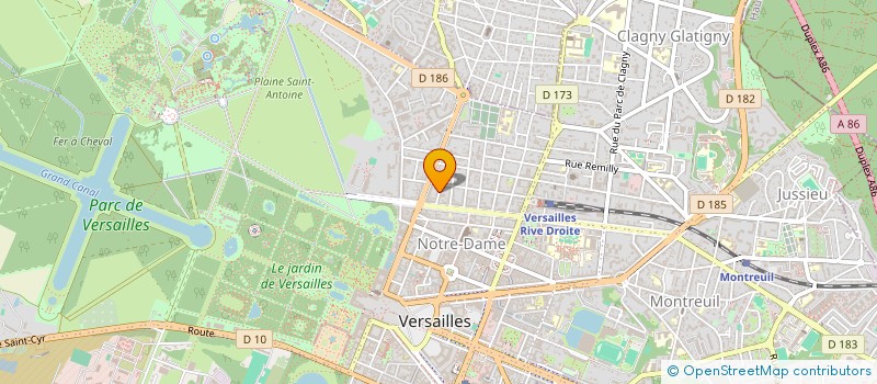 localisation de l'entreprise MONSIEUR BENOIT MUGNIER à VERSAILLES