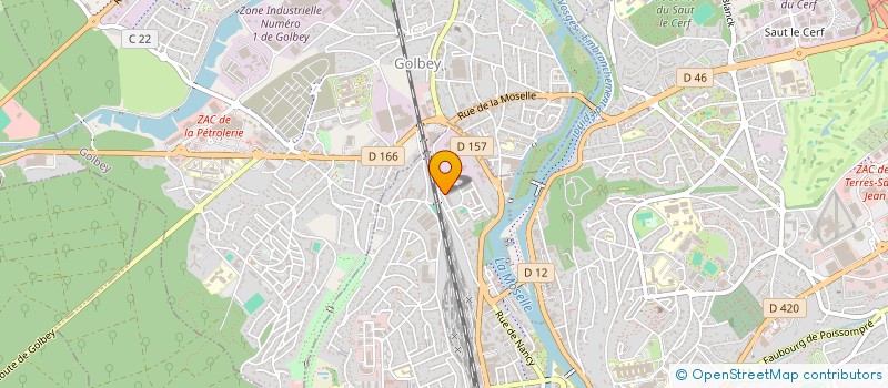 localisation de l'entreprise MONSIEUR BENOIT NAJEAN  EPINAL