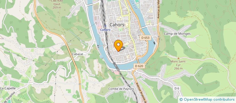 localisation de l'entreprise MONSIEUR BENOIT NAVAL  CAHORS