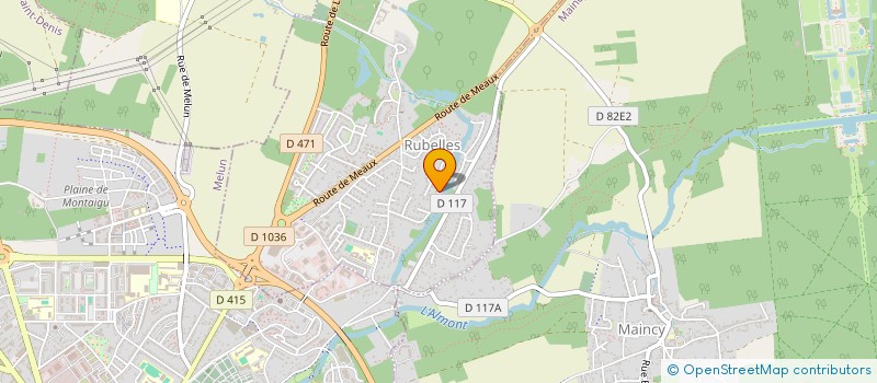 localisation de l'entreprise MONSIEUR BENOIT NEIL  RUBELLES