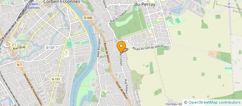 localisation de l'entreprise MONSIEUR BENOIT NERIN à SAINTRY-SUR-SEINE