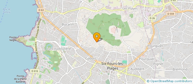 localisation de l'entreprise MONSIEUR BENOIT NEVE à SIX-FOURS-LES-PLAGES