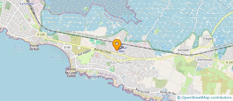 localisation de l'entreprise MONSIEUR BENOIT NICOL à BATZ-SUR-MER