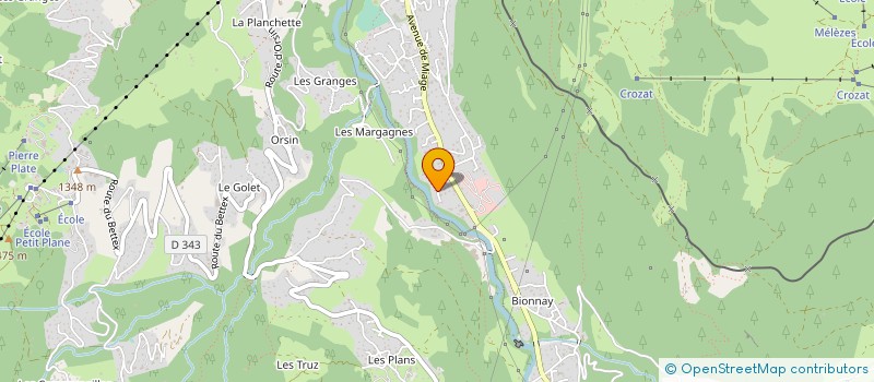 localisation de l'entreprise MONSIEUR BENOIT NICOUD à SAINT-GERVAIS-LES-BAINS