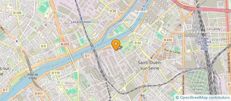 localisation de l'entreprise MONSIEUR BENOIT NILLES à SAINT-OUEN-SUR-SEINE