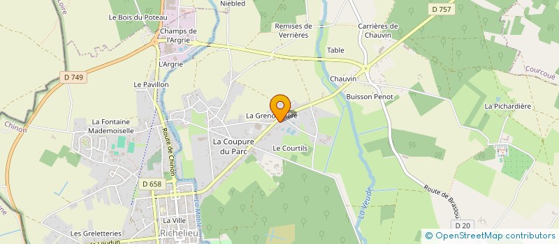 localisation de l'entreprise MONSIEUR BENOIT NOLAIS  CHAVEIGNES