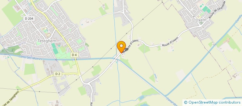 localisation de l'entreprise MONSIEUR BENOIT NOORENBERGHE  TETEGHEM-COUDEKERQUE-VILLAGE