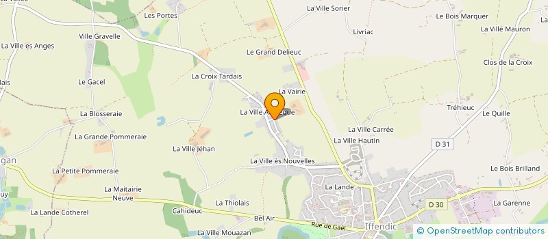 localisation de l'entreprise MONSIEUR BENOIT NOURY  IFFENDIC