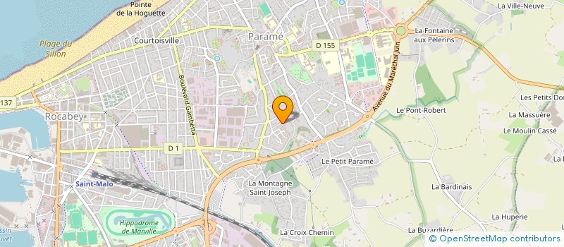 localisation de l'entreprise MONSIEUR BENOIT OBERTHUR  SAINT-MALO