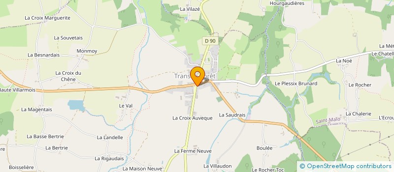 localisation de l'entreprise MONSIEUR BENOIT OCTAVE  TRANS-LA-FORET