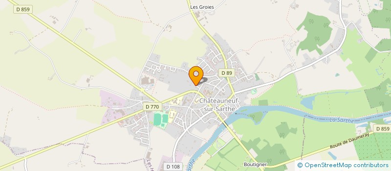 localisation de l'entreprise MONSIEUR BENOIT OEIL  LES HAUTS-D'ANJOU