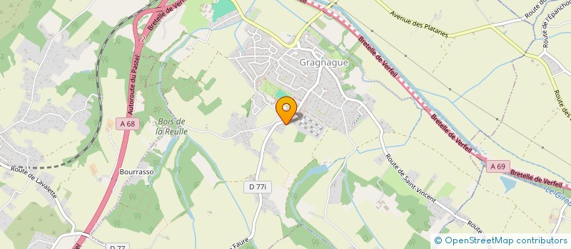 localisation de l'entreprise MONSIEUR BENOIT ORTIZ  GRAGNAGUE