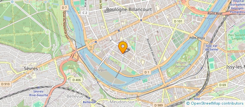 localisation de l'entreprise MONSIEUR BENOIT OURSEL à BOULOGNE-BILLANCOURT