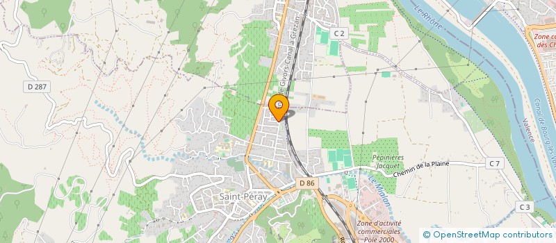 localisation de l'entreprise MONSIEUR BENOIT PAGES  SAINT-PERAY