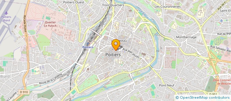 localisation de l'entreprise MONSIEUR BENOIT PALMIER à POITIERS