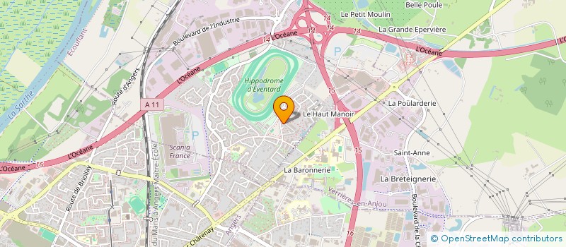 localisation de l'entreprise MONSIEUR BENOIT PAPIN à ANGERS