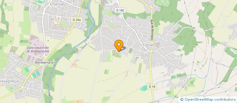 localisation de l'entreprise MONSIEUR BENOIT PAQUET  TIGNIEU-JAMEYZIEU