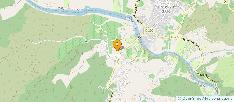 localisation de l'entreprise MONSIEUR BENOIT PARAVEL  SALAVAS