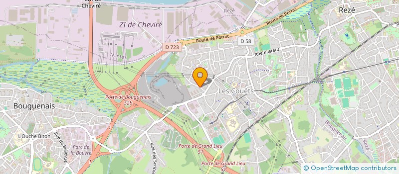 localisation de l'entreprise MONSIEUR BENOIT PARE  BOUGUENAIS