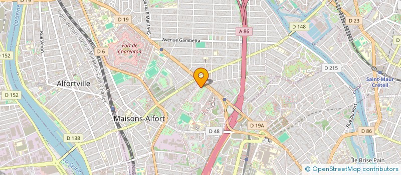 localisation de l'entreprise MONSIEUR BENOIT PARMENTIER à MAISONS-ALFORT