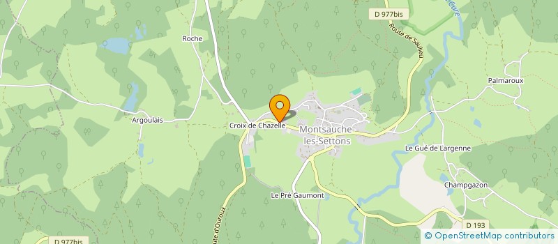 localisation de l'entreprise MONSIEUR BENOIT PARTHIOT  MONTSAUCHE-LES-SETTONS