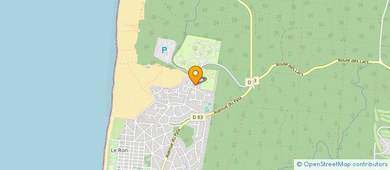 localisation de l'entreprise MONSIEUR BENOIT PASQUET  BISCARROSSE