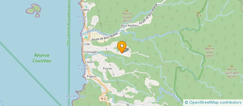 localisation de l'entreprise MONSIEUR BENOIT PATERNE  BOUILLANTE