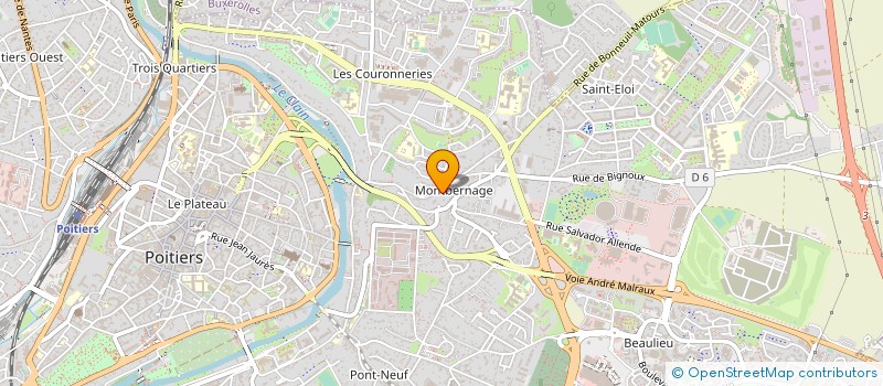 localisation de l'entreprise MONSIEUR BENOIT PATRIS à POITIERS