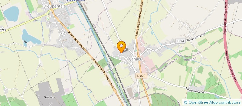 localisation de l'entreprise MONSIEUR BENOIT PAUL  CANALS