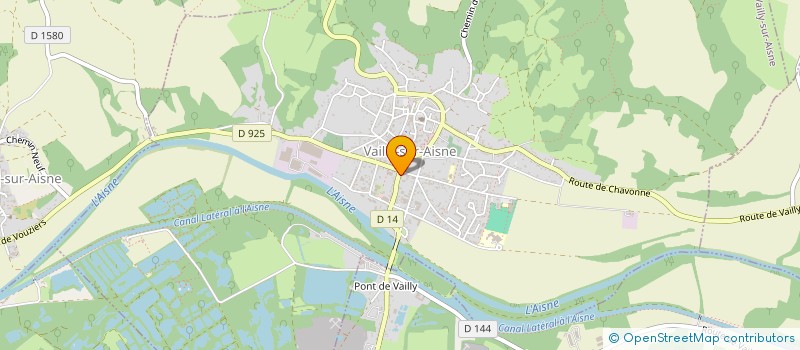 localisation de l'entreprise MONSIEUR BENOIT PAUL VAUTHIER à VAILLY-SUR-AISNE