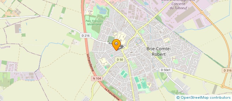 localisation de l'entreprise MONSIEUR BENOIT PAYAN  BRIE-COMTE-ROBERT