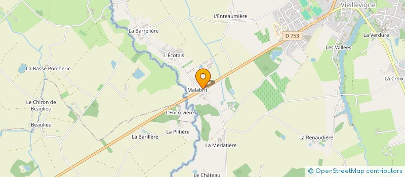 localisation de l'entreprise MONSIEUR BENOIT PEAUDEAU à VIEILLEVIGNE