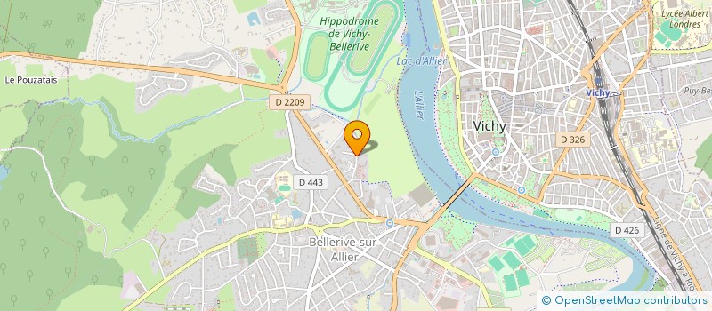 localisation de l'entreprise MONSIEUR BENOIT PEINET  BELLERIVE-SUR-ALLIER