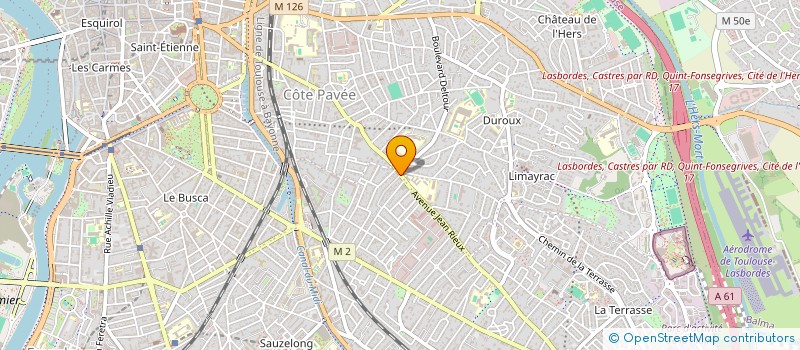 localisation de l'entreprise MONSIEUR BENOIT PELET à TOULOUSE