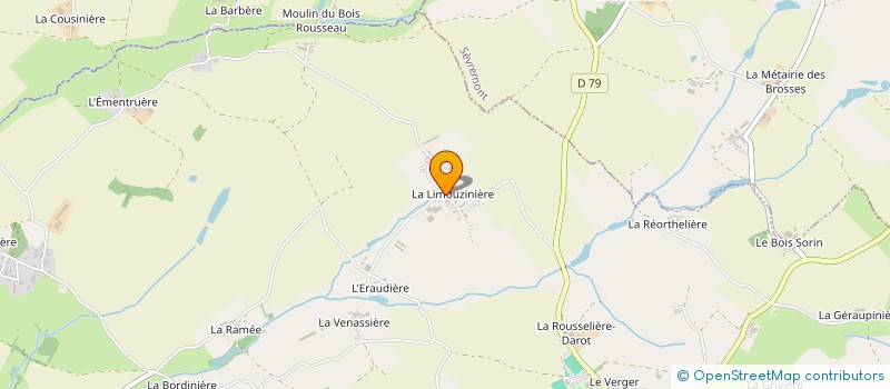 localisation de l'entreprise MONSIEUR BENOIT PELLETREAU  LE BOUPERE