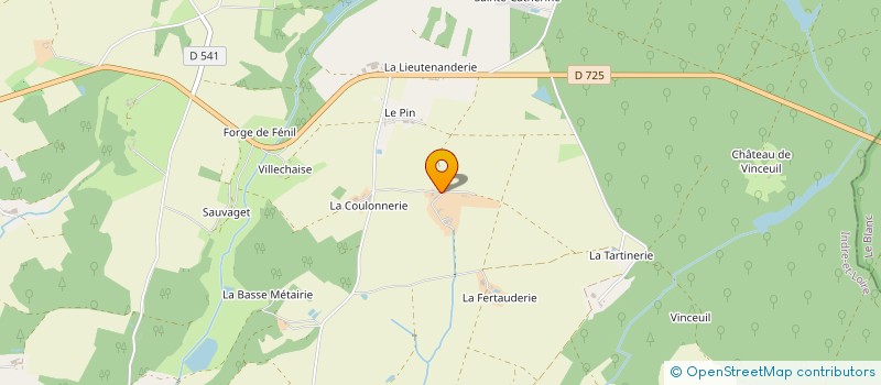 localisation de l'entreprise MONSIEUR BENOIT PELTIER à BOSSAY-SUR-CLAISE